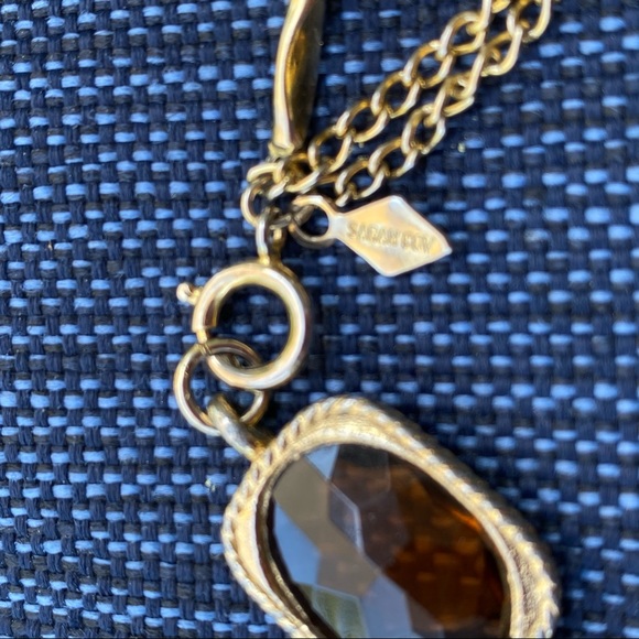 Sara Coventry Golden Embers Necklace 1967 - Picture 7 of 11